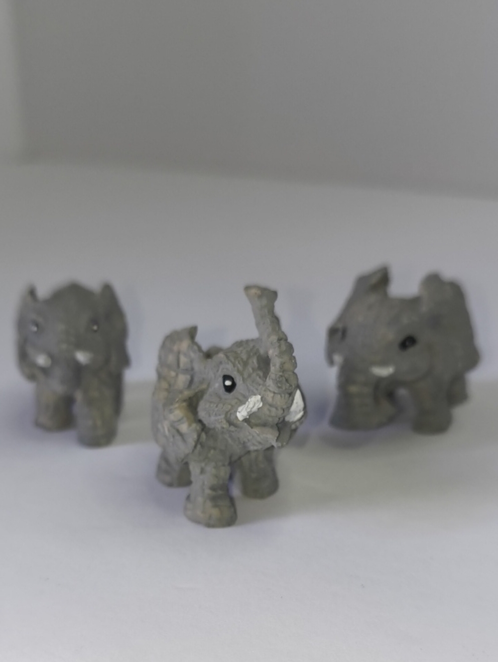 Tiny Trio Baby Elephant Figurines